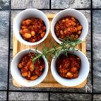 市販の水煮豆で超簡単♪『トマト煮込みビーンズ』