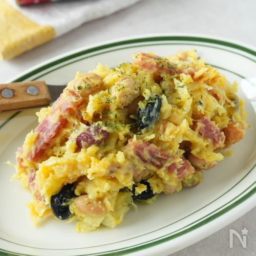 あまじょっぱハマる！【お芋とお豆のスパイシーデリサラダ】