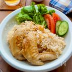 メインとご飯が同時に完成！手羽先の甘辛ガーリックライス