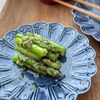 トースターで簡単✨アスパラのバジルチーズ焼きレモン香る
