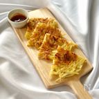 千切りじゃがいもとハムのチヂミ