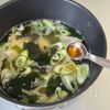 餃子の皮で♪ワンタン風スープの工程3