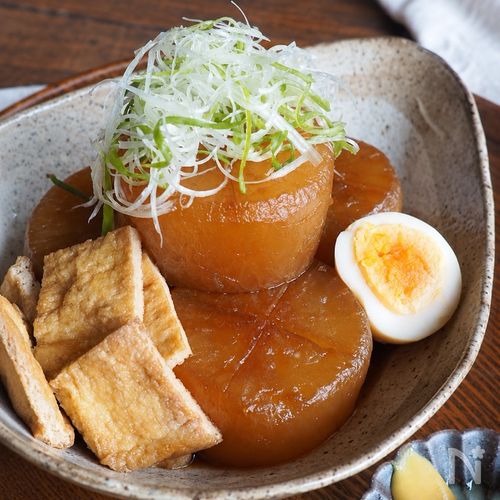 【大根と油揚げのこっくり煮】主役級!憧れのしみしみ大根