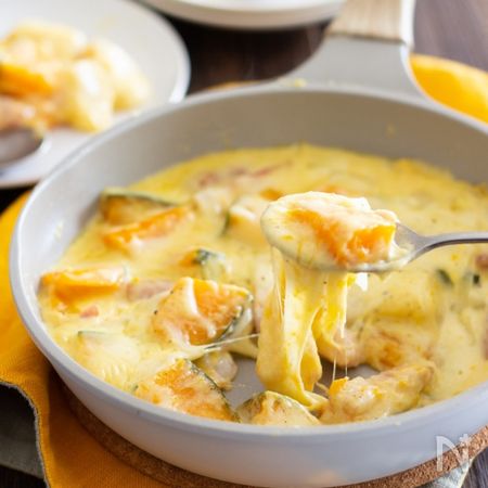 かぼちゃと餅のフライパングラタン By 笠原知子 レシピサイト Nadia ナディア プロの料理家のおいしいレシピ