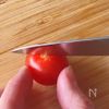 ミニトマトとモッツァレラの白だし煮浸し〜イタリア風に〜の工程1