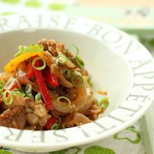 豚肉のピリ辛プルコギ風