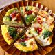 レンジで簡単！【ちくわとブロッコリーのボリュームオムレツ】