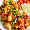 タレはレンジで♫【鶏むね肉の油淋鶏】節約にも◎の工程4