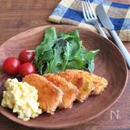 揚げ焼きでヘルシー◎鮭フライ☆バジルのタルタル添え