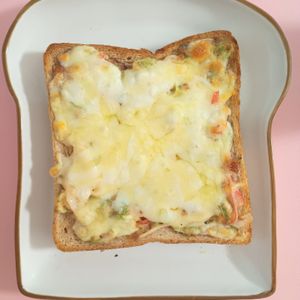 milkの作ってみた!投稿(【和風カニカマトースト】お味噌汁との相性抜群！)