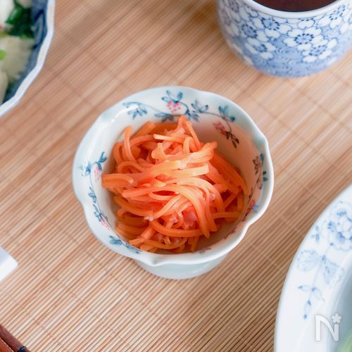 【にんじんの梅あえ】お弁当にも♪