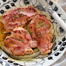鶏むね肉のサルティンボッカ風