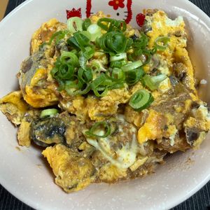 ゆっこの作ってみた!投稿(【革命的！レンジだけで簡単♪さば缶の卵とじ丼】)