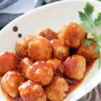 一口サイズでお弁当にも♡肉団子の甘酢だれ