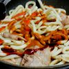 いつもの焼きうどんに飽きたら【カレー焼きうどん】の工程7