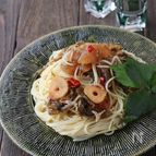 【おせちリメイク】松前漬けのペペロンチーノ