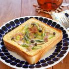 食パン一つで贅沢気分♪キッシュトーストを作ってみよう