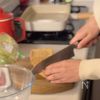 レンチン一発！＜厚揚げと豆もやしのピリ辛あんかけ＞ワンボウルの工程1
