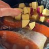 秋の味覚！【鮭とさつまいもの炊き込みご飯】の工程3