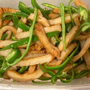 すみれの作ってみた!投稿(レンジで5分！【さつまあげとピーマンの甘辛きんぴら】)