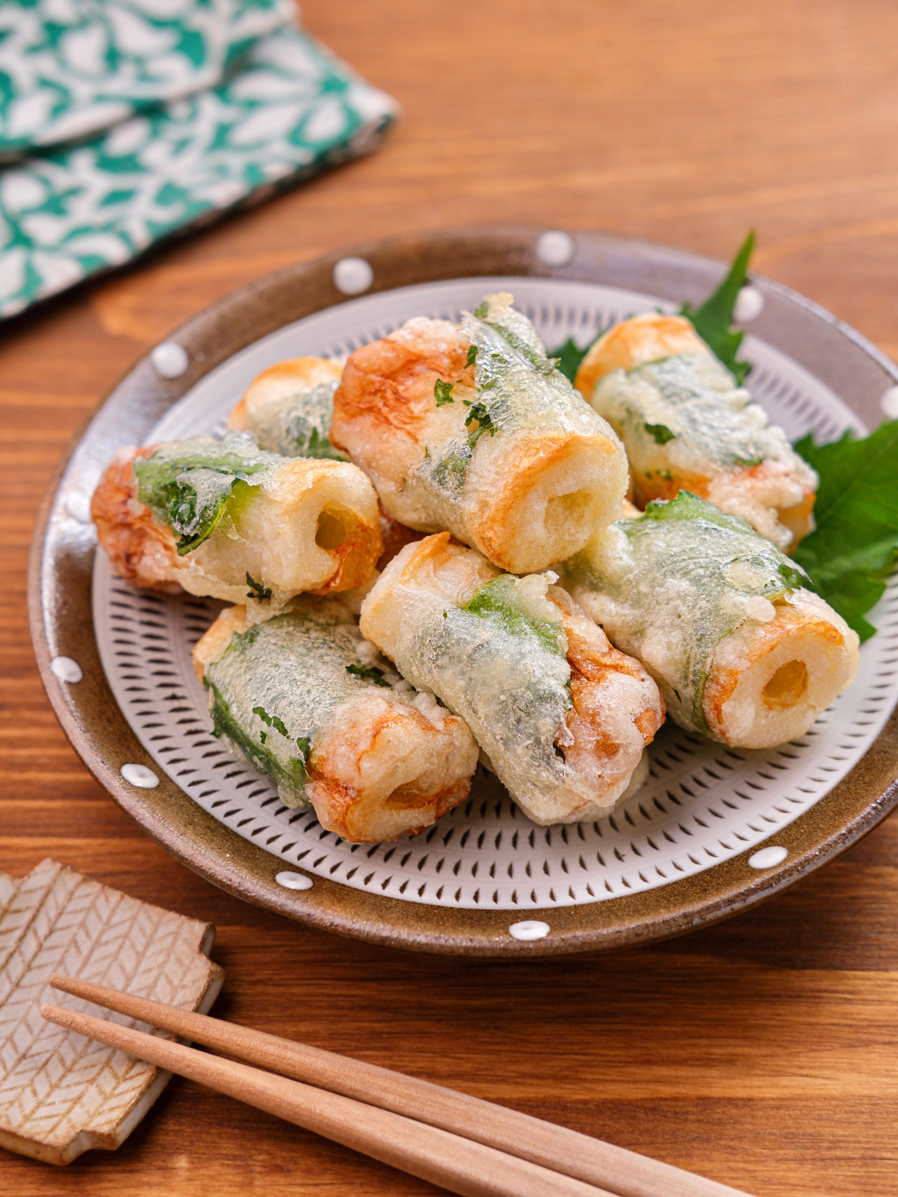 ちくわのしそ天ぷら】うどんと一緒に♪おつまみにも◎ | レシピサイトNadia