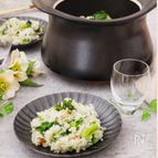 菊芋と菜の花の炊き込みご飯