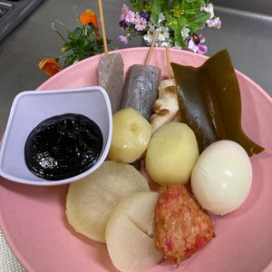 そら・ゆずの作ってみた!投稿(クセになる美味しさ！田楽みそおでん)