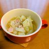 ゆきまる🐬🫧の作ってみた!投稿(レンジで野菜を甘く♡『ベーコンポテトのオニオンスープ』)
