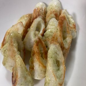Mariの作ってみた!投稿(お弁当＆副菜に♪調味料オール２で簡単！『ちくわの磯辺焼き』)