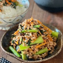 【カラフル肉味噌ひじき】常備菜にも◎おむすびにも◎