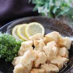 揚げない！カリッとモチッとヘルシー旨し♡高野豆腐で旨塩唐揚げ