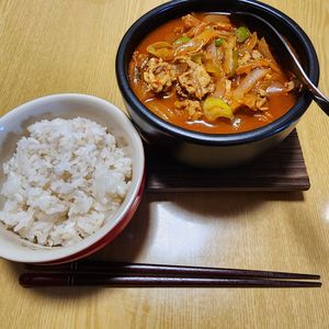 ナムディの作ってみた!投稿(嫁監修！かんたん本場の【キムチチゲ】)