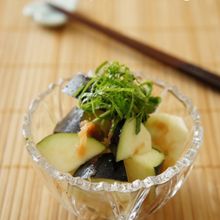 【夏レシピ】水茄子の梅和え