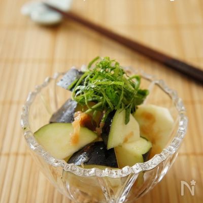 【夏レシピ】水茄子の梅和え