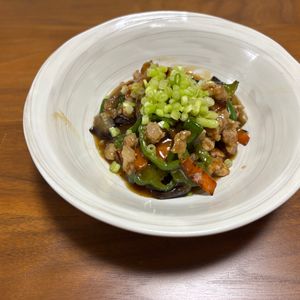 こむぎの作ってみた!投稿(【茄子とピーマンのとろ旨ひき肉炒め】とろとろ♪ご飯がすすむ！)