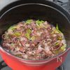 ホタルイカとパクチーの白ワイン蒸しの工程4