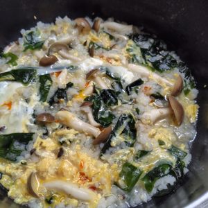 コスモスの作ってみた!投稿(【わかめと卵のクッパ】簡単/すぐ出来ランチ/こどもにも◎)