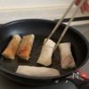 具は炒めない！節約にぴったりな【もやし入り春巻き】の工程4