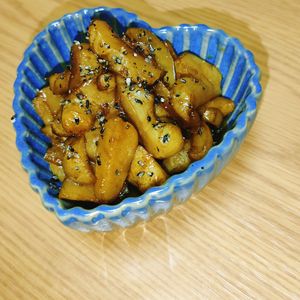 mimi💞の作ってみた!投稿(パワー野菜菊芋のさっと炒め)
