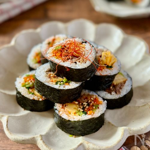 恵方巻き迷ってたらコレ!【ビビンバ風キンパ】