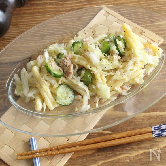キャベツとマカロニのサラダ