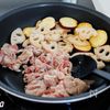 『豚こま蓮根とさつまいもの甘酢炒め』ご飯が進む♪タレ絡む♡の工程4