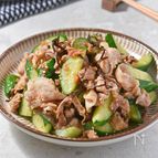 豚バラきゅうりの梅塩昆布炒め｜さっぱり×旨みで夏バテ解消！