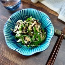 【ピーマンとツナの塩こんぶマヨ炒め】パパッと作れる副菜です!