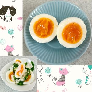 のりのり🐾🎀🤍の作ってみた!投稿(【保存版失敗しないゆで卵】いつでも好みの固さに仕上がるゆで卵)