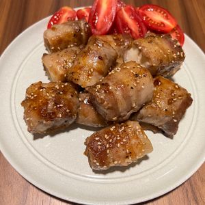 しーちゃんの作ってみた!投稿(ヘルシー☆ボリューム！照りっと【厚揚げの甘辛肉巻き】)
