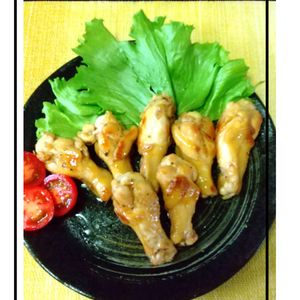 チョロリスの作ってみた!投稿(フライパンで♪照りツヤ♡『手羽元のローストチキン』)