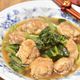豚こまだんごと小松菜の煮浸し