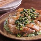 ガッツリ飯におすすめ♡カリッとチキンのねぎぽんダレ♡