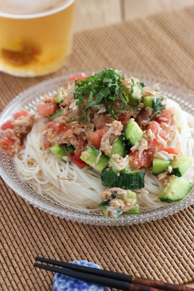栄養満点 夏にオススメ 特製野菜だれ ぶっかけそうめん レシピサイトnadia 栄養満点 夏にオススメ 特製野菜だれ ぶっかけそうめん レシピサイトnadia